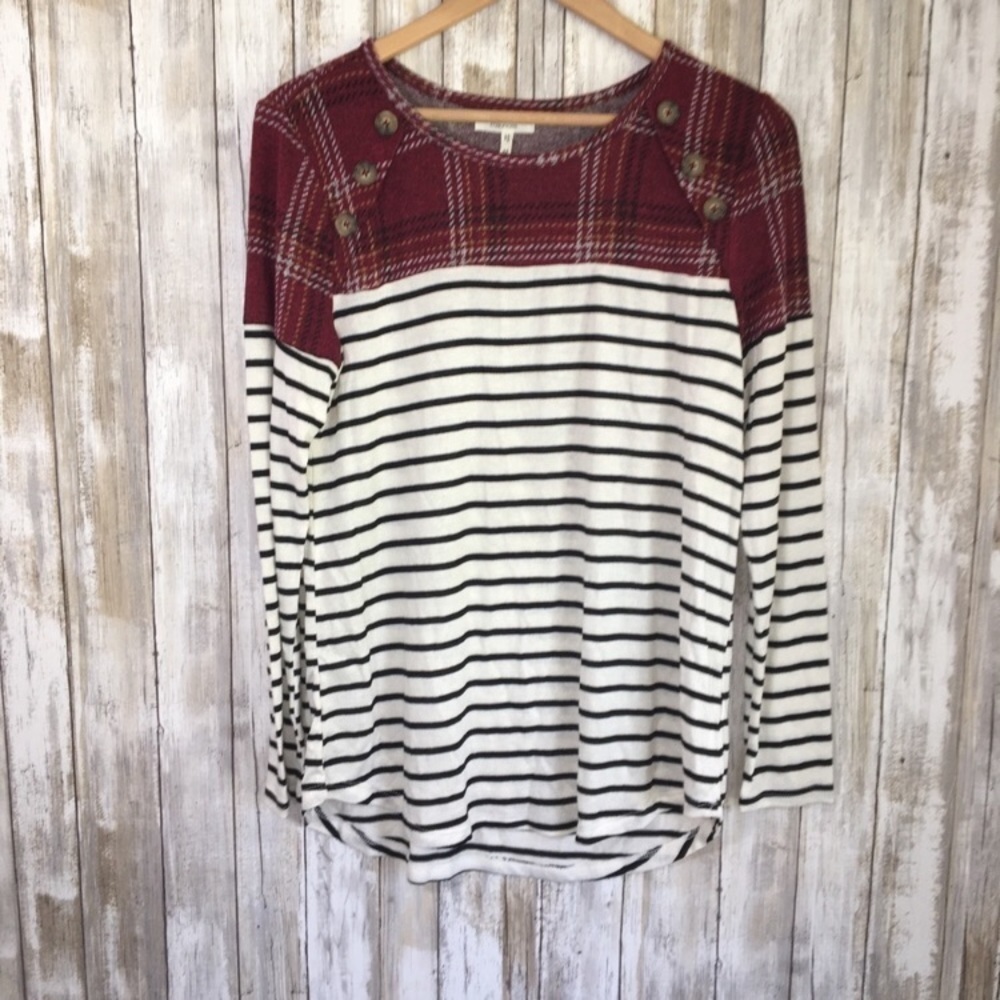 NWT Maurices Two Toned Blouse - Picture 2 of 6